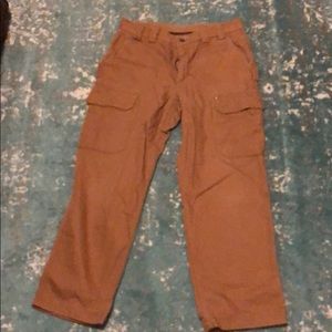 Duluth trading fire hose canvas pants.